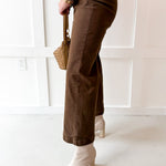Wide Leg Pants - Brown
