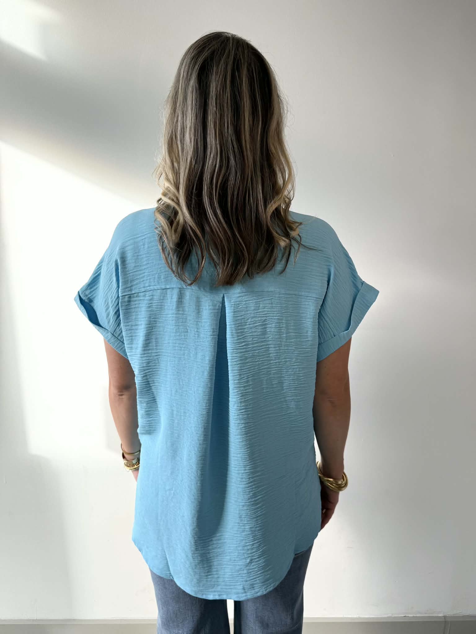 Woven Airflow Button Down Shirt