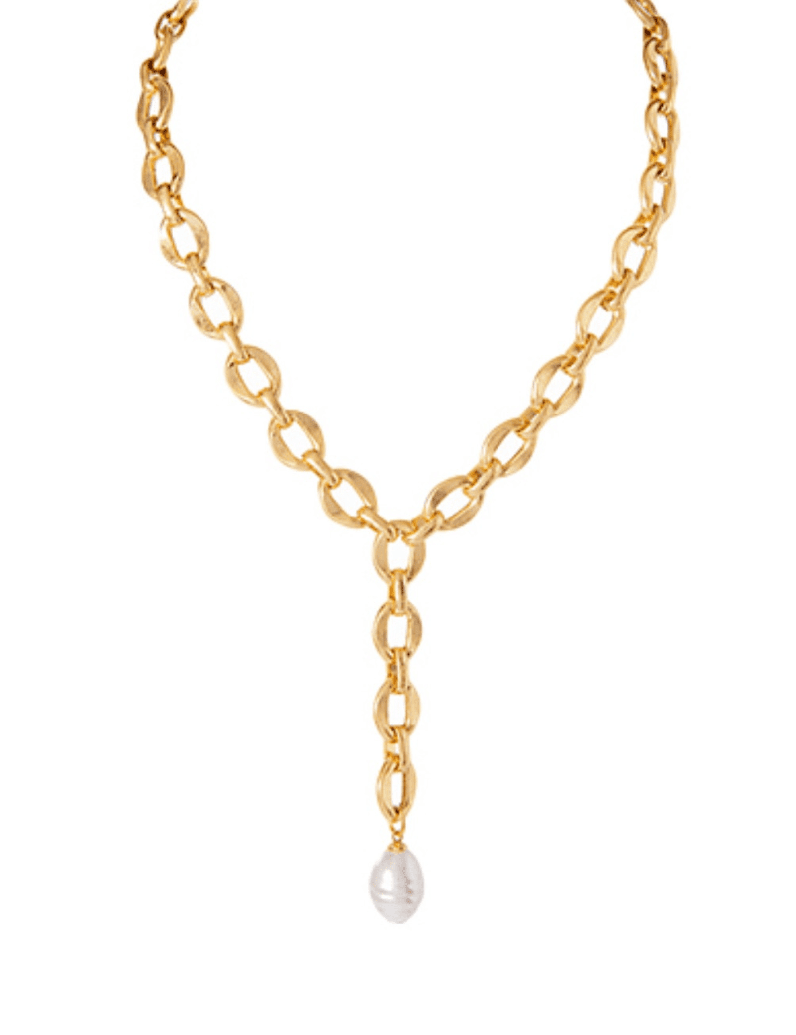 Y Shape Pearl Necklace