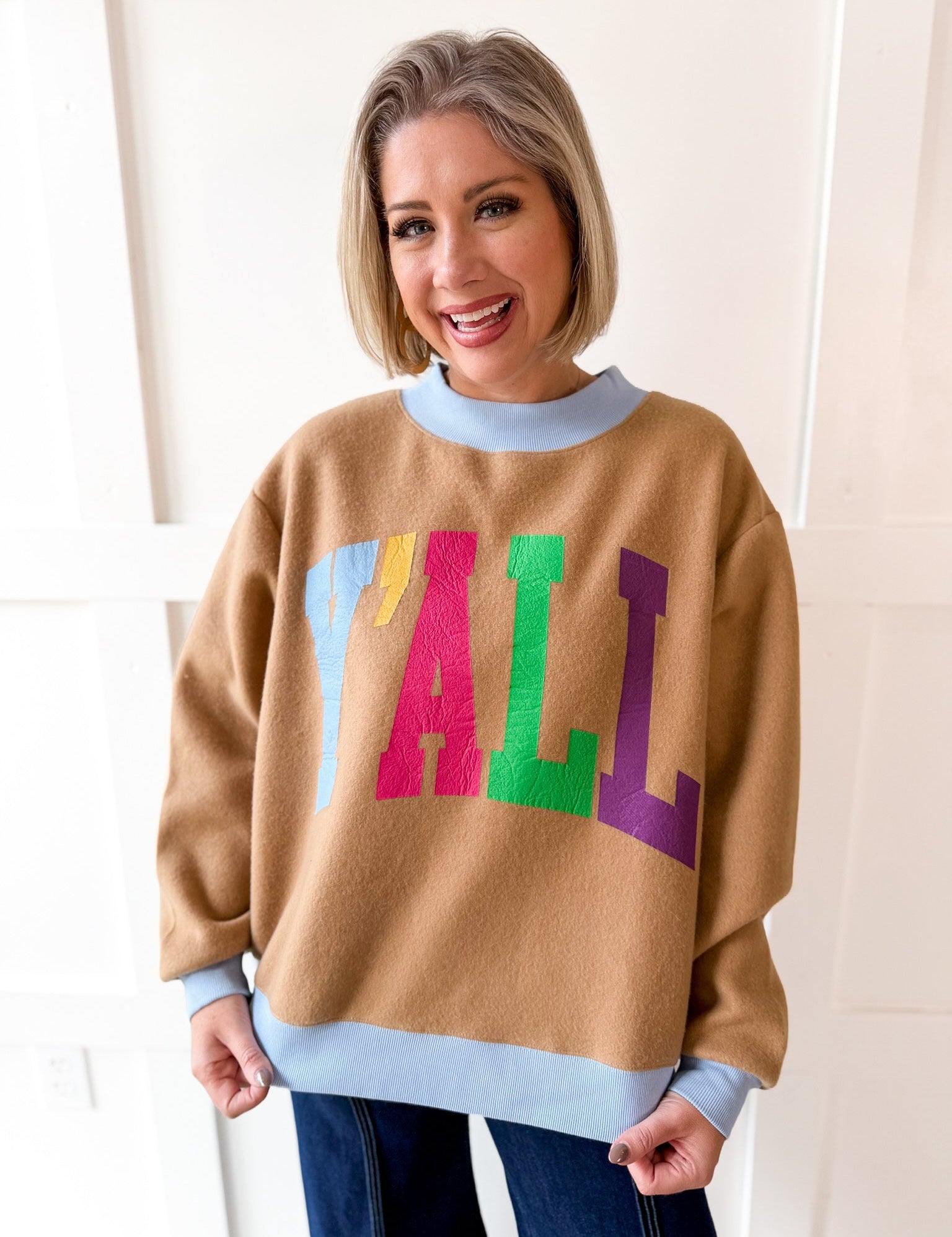 "Y'ALL" 2 sided Sweatshirt