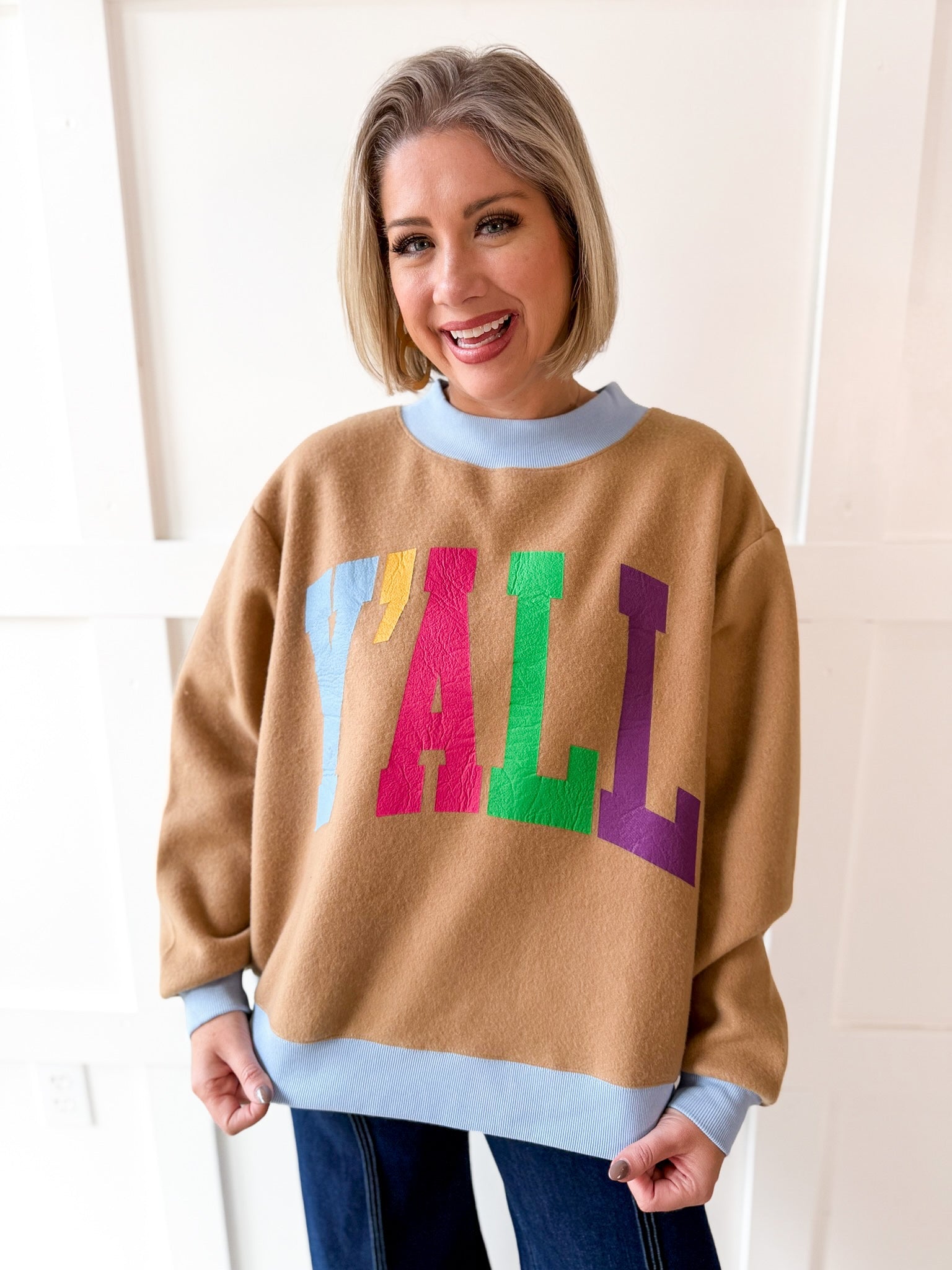 "Y'ALL" 2 sided Sweatshirt