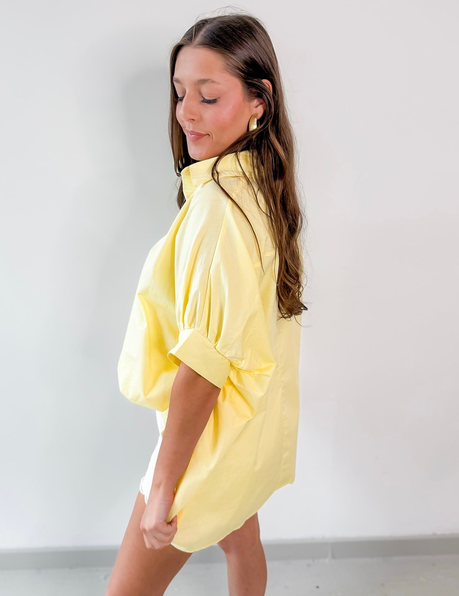 Yellow Oversized Shirt