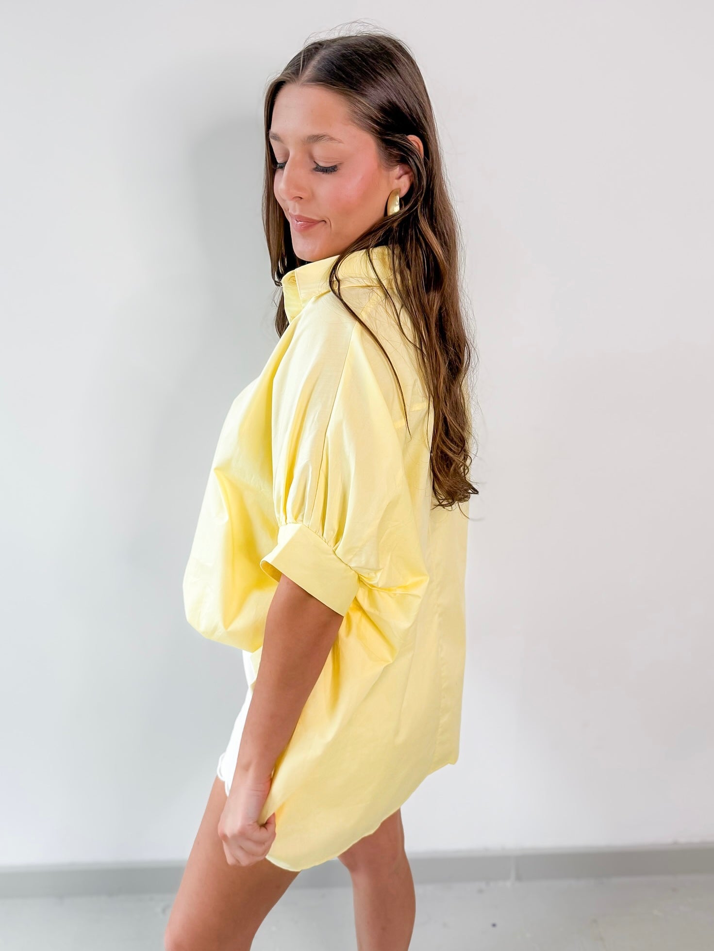 Yellow Oversized Shirt