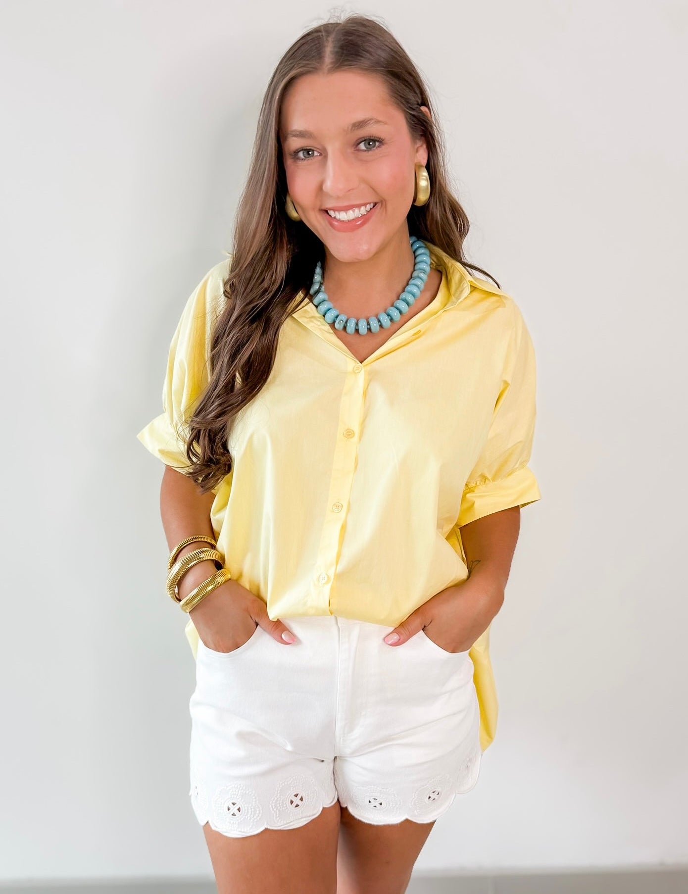 Yellow Oversized Shirt