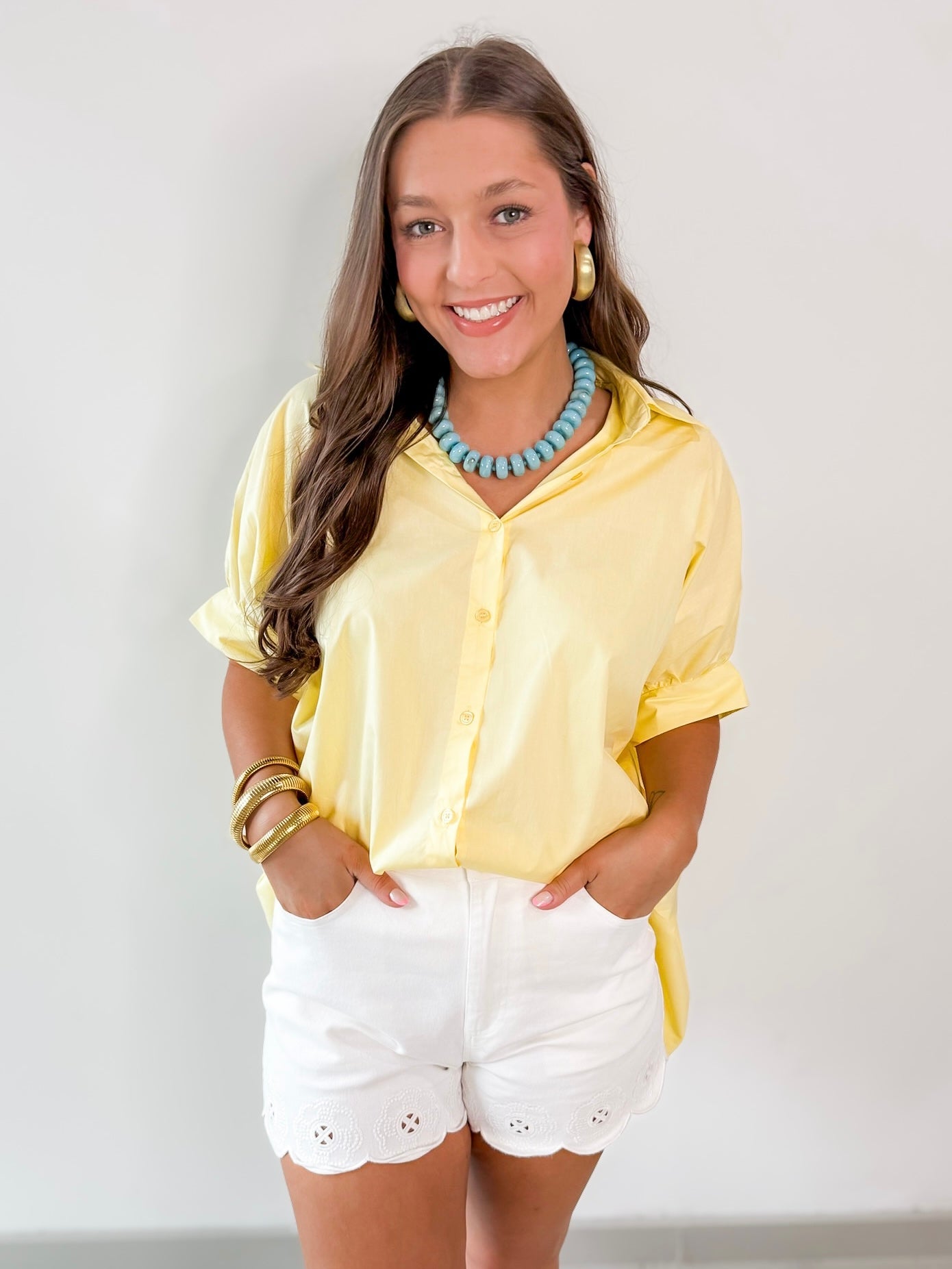 Yellow Oversized Shirt