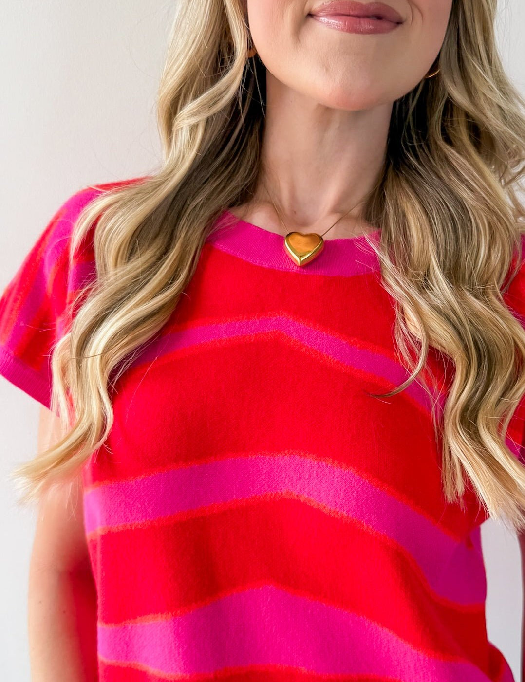 Zebra Print Sleeveless Top - Pink Mix