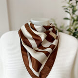 Zebra Print with Border Scarf - Large